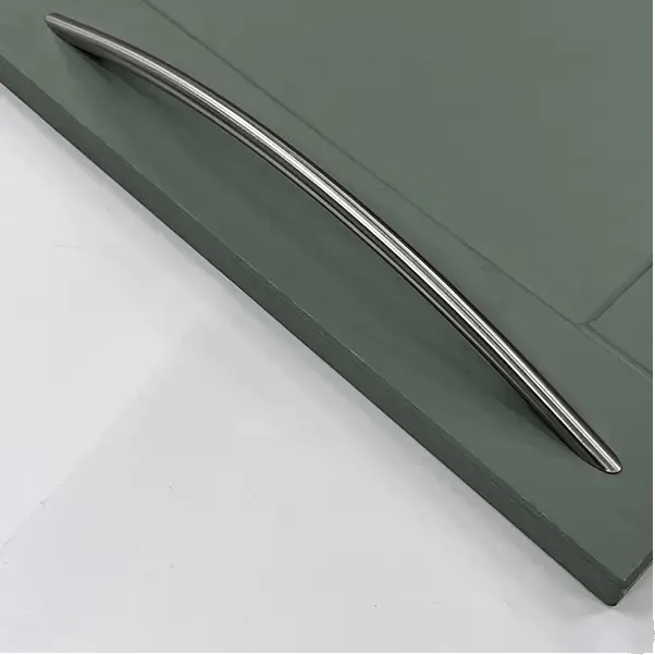 Calder Brushed Nickel Bow Handle | Aspin Collins