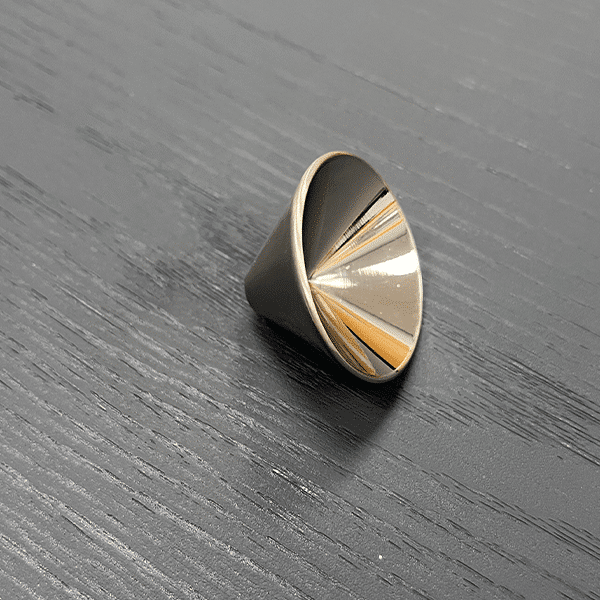 Bredbury Knob Handle – Brushed Nickel / Black / Brushed Brass | Classic Finish | Aspin Collins