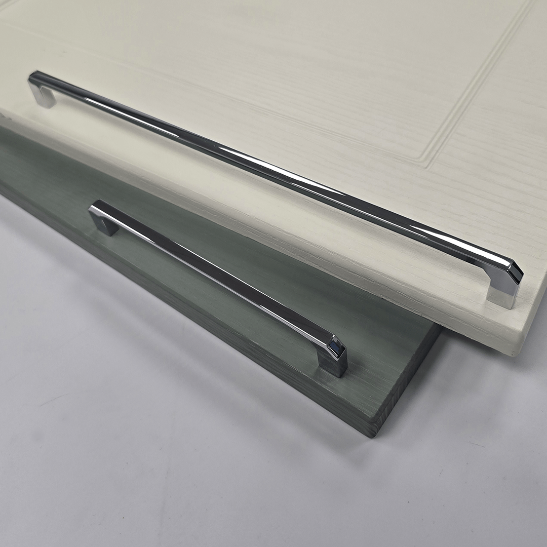 Kinloch D-Shape Cabinet Handle | Chrome | Aspin Collins