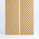 Nordvik - Chevron Oak Slat Wall Panels | Grey Felt Backing | Aspin Collins