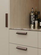 Ciel - Curved Elegant Handle & Knob | Matt Black, Brass, or Bronze | Aspin Collins