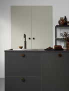 Circle - Round Domed Knob | Antique Brown, Gold, or Inox Look | Aspin Collins