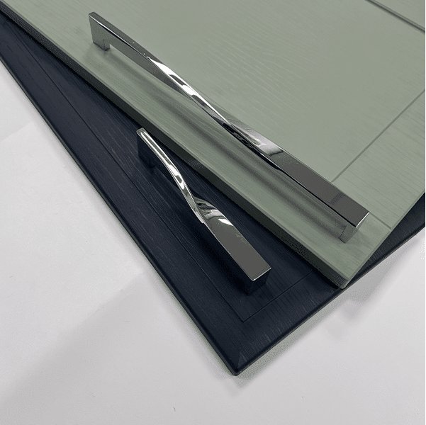 Sherwood Sculptural Chrome Twist Cabinet Handle UK | Aspin Collins