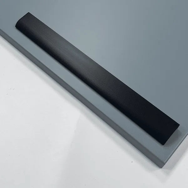 Marchwood Lip Edge Pull Handle | Brushed Nickel & Brushed Black | Aspin Collins