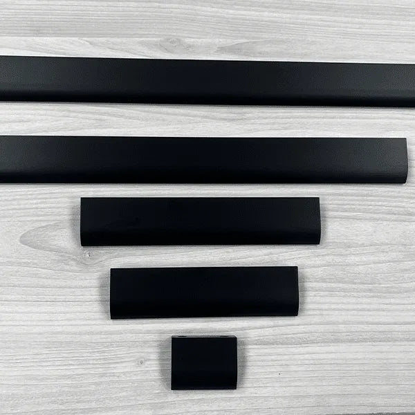 Marchwood Lip Edge Pull Handle | Brushed Nickel & Brushed Black | Aspin Collins