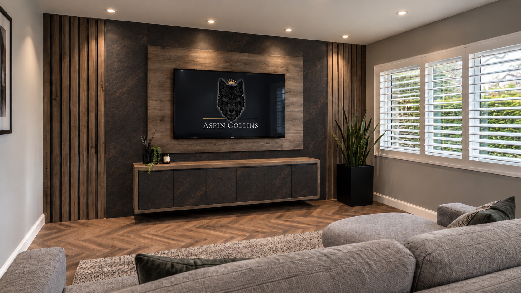 Media Wall - Urban Elegance Series | Aspin Collins