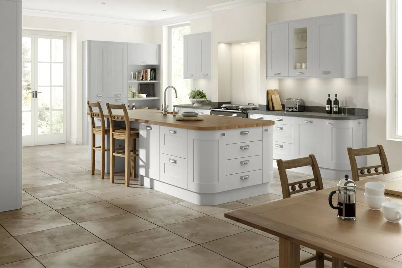 Dove Grey | Bold Frame Matt Shaker Kitchen Doors | Aspin Collins