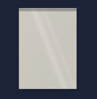 Budget J-Pull Drawer Fronts | Dove Grey Gloss | Aspin Collins