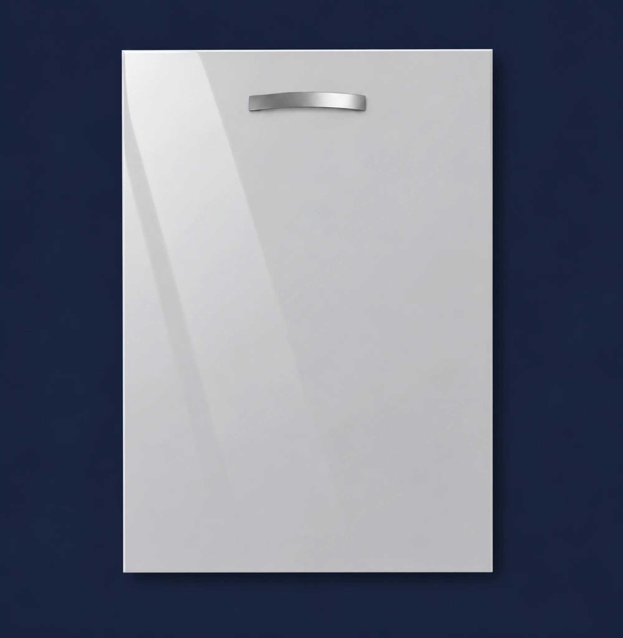Pre-Drilled Slab Drawer Fronts | Dove Grey Gloss | Aspin Collins