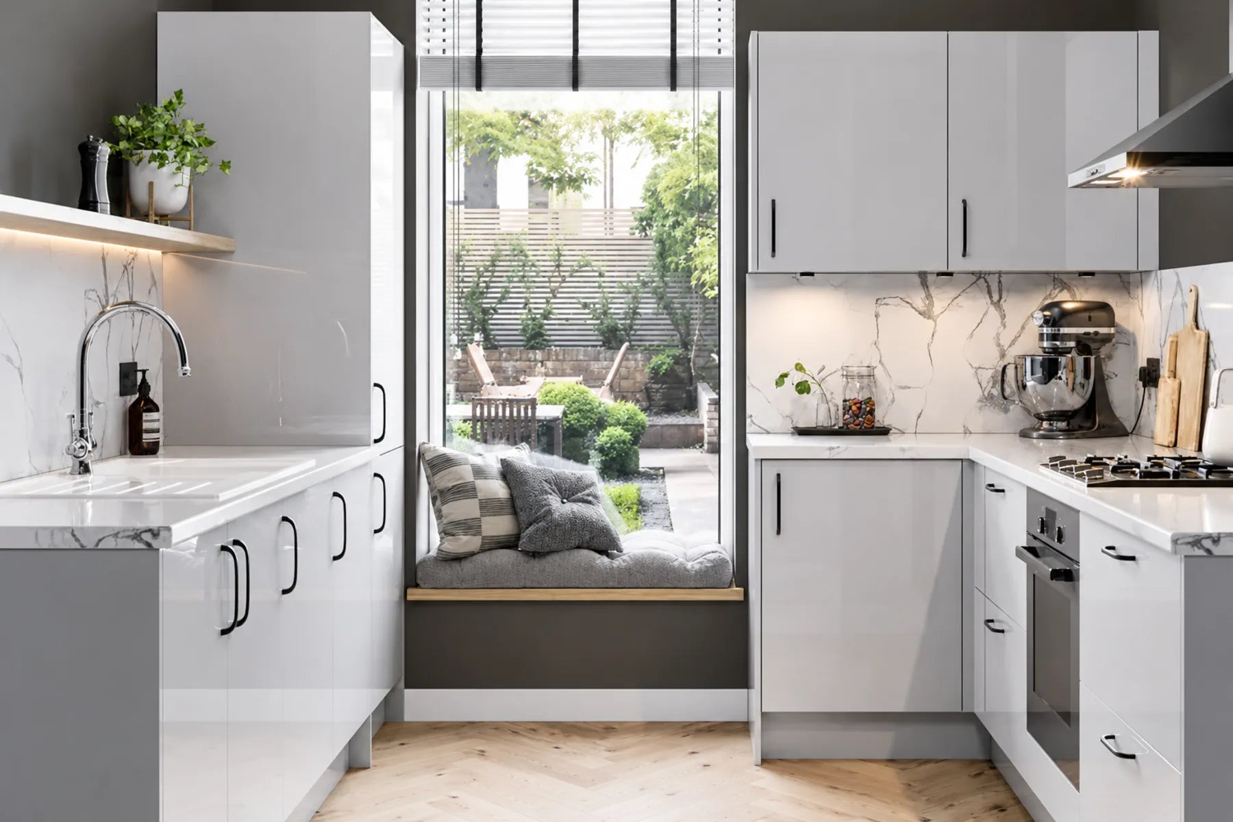 Pre-Drilled Slab Finishing Components | Dove Grey Gloss | Aspin Collins
