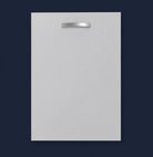 Dove Grey Matt | Pre-Drilled Slab Kitchen Doors | Aspin Collins