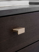 Elan - Slim Full-Height Handle & Knob | Brass, Black or Inox | Aspin Collins