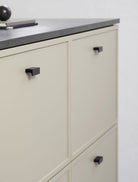 Elan - Slim Full-Height Handle & Knob | Brass, Black or Inox | Aspin Collins