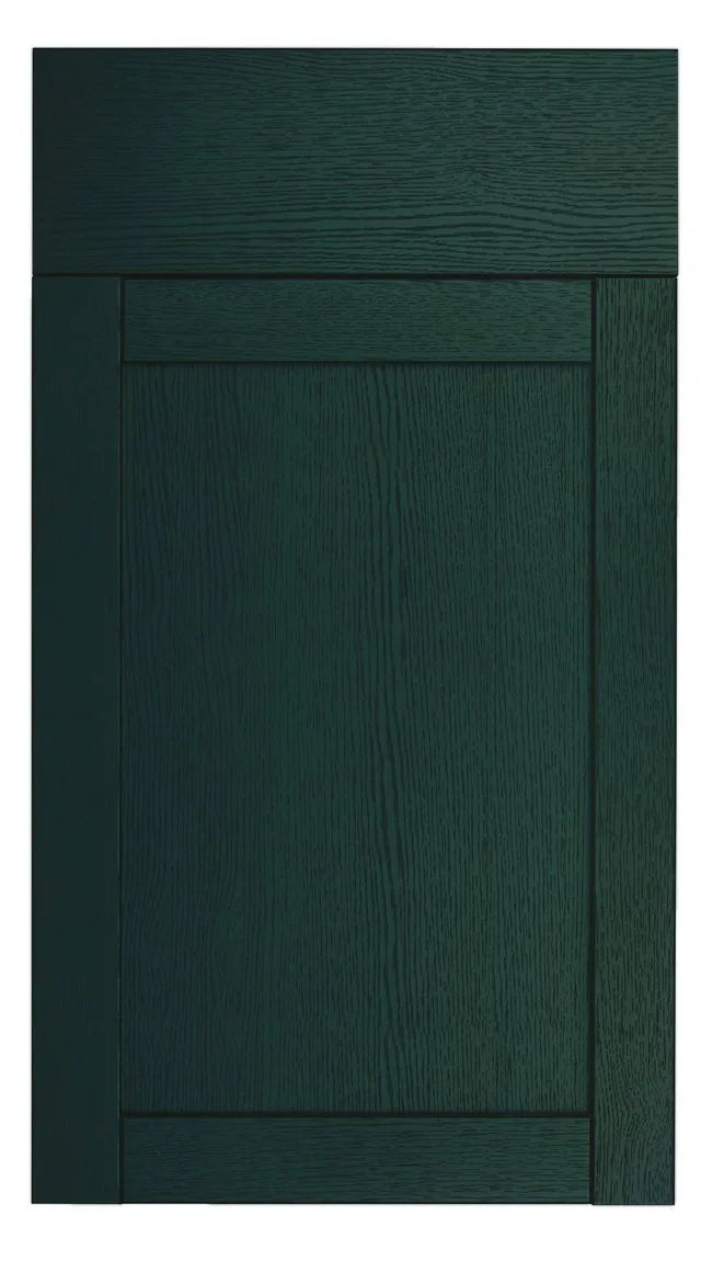 Embossed Grain Shaker Drawer Fronts | Fir Green | Aspin Collins