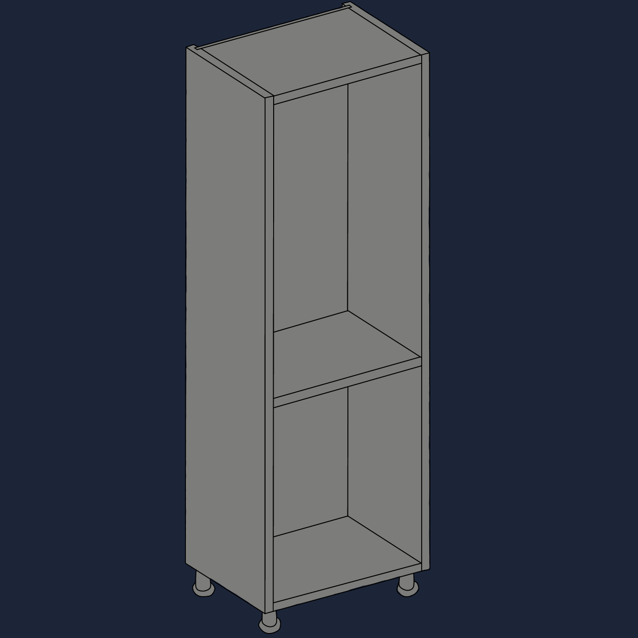 Kitchen Cabinet - Quickcab Larder Unit - Aspin Collins