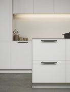 Facet - Prisma Angled Bar Handle | Matt Black, Brass & Bronze | Aspin Collins