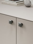 Flow - Flattened Fluid Elegance Handle & Knob | Brass, Gun Metal or Inox | Aspin Collins