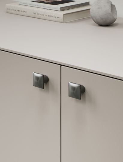 Flow - Flattened Fluid Elegance Handle & Knob | Brass, Gun Metal or Inox | Aspin Collins
