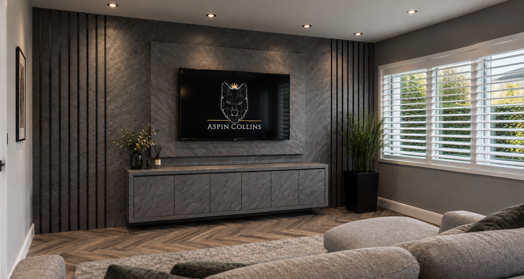 Media Wall - Urban Elegance Series | Aspin Collins