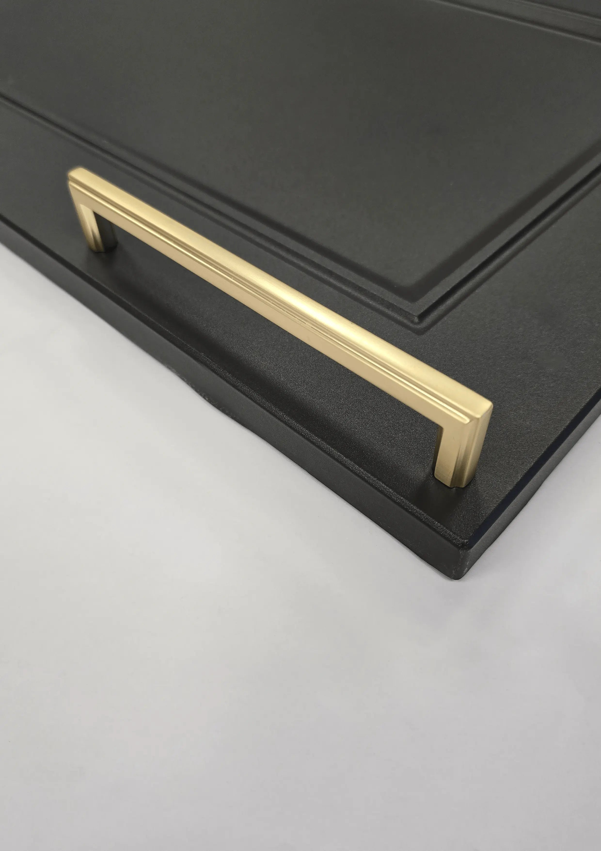 Thornbury Slim D-Handle with Matching Knob | Brushed Brass | Aspin Collins