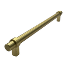 Serano Bar Pull Handle - Brushed Nickel/Gold - Aspin Collins