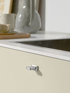 Heritage - Classic Square Feet Handle & Knob | Nickel, Brass or Gun Metal | Aspin Collins