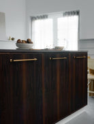Heritage - Classic Square Feet Handle & Knob | Nickel, Brass or Gun Metal | Aspin Collins