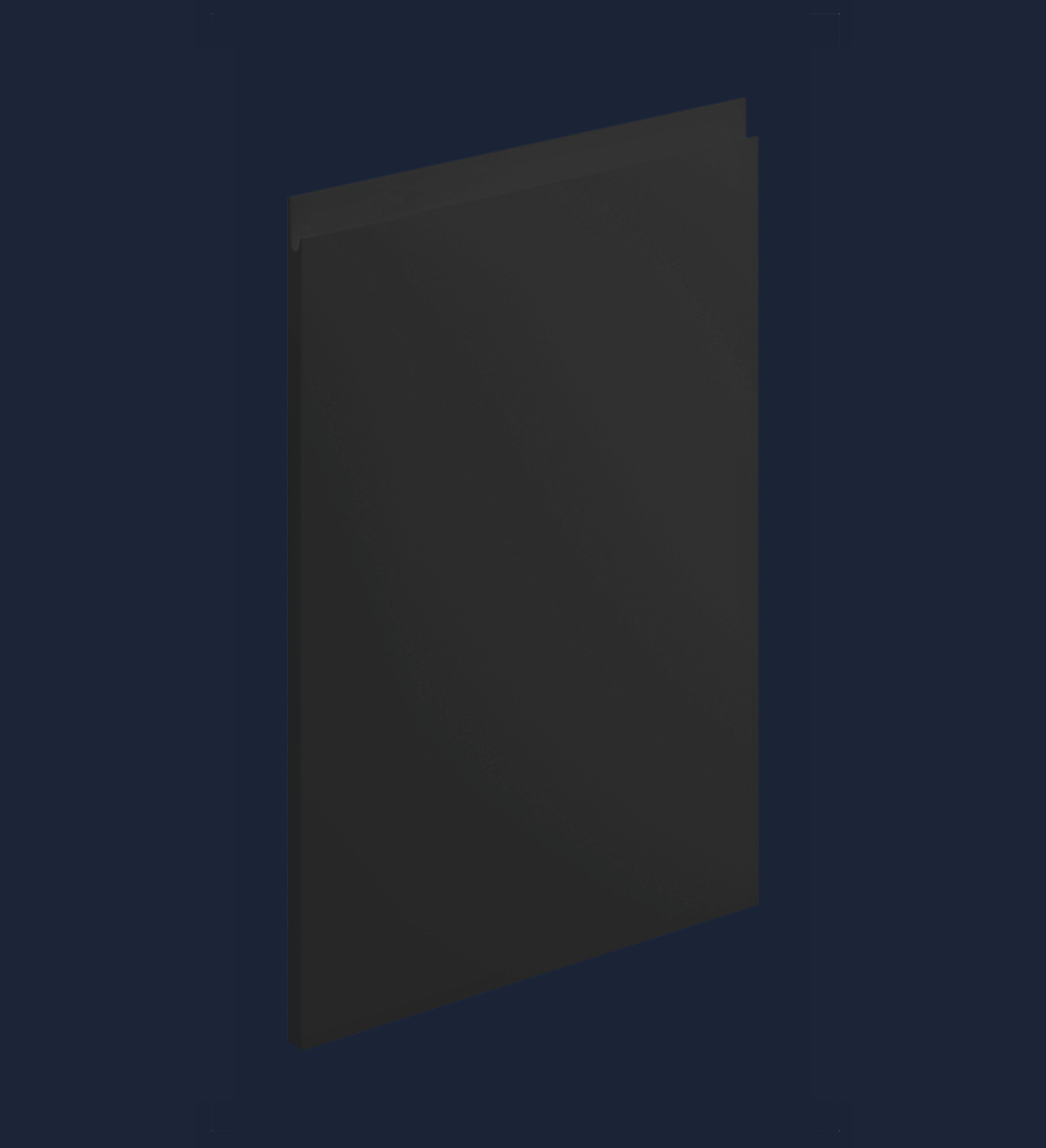 Levana Indigo Matt Kitchen Doors | Bold Blue Handleless Matt Kitchen Doors | Aspin Collins