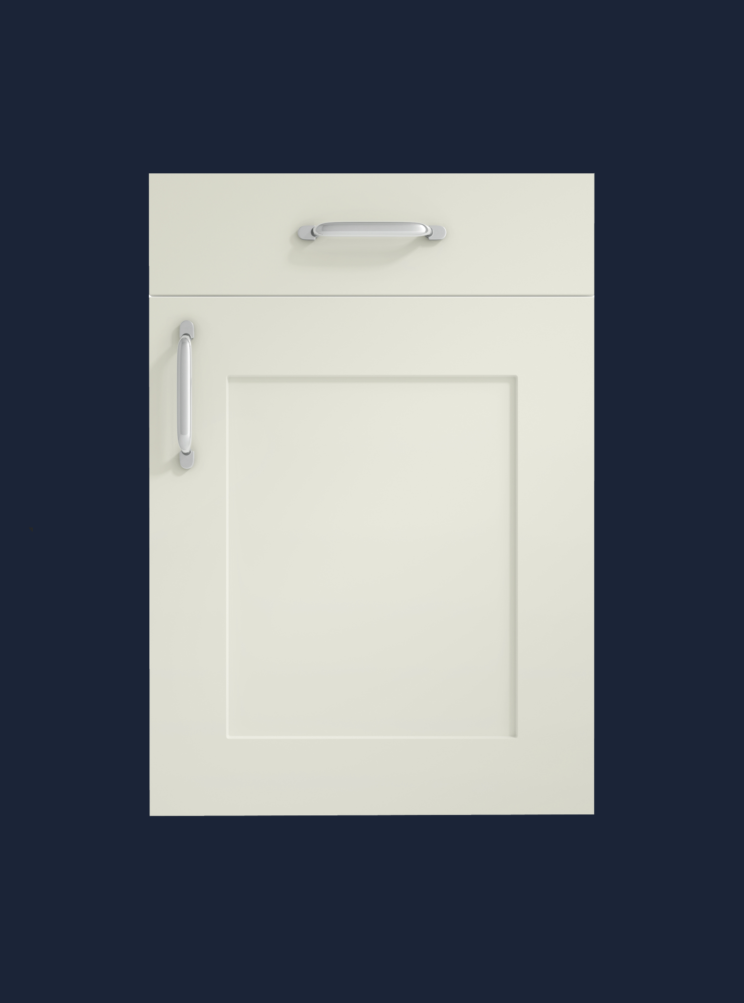 Shaker Kitchen Door - Harrogate Range - Ivory - Aspin Collins