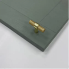 Knurled T-Bar Handle | Miami | Modern Cabinet Handle in Mocha, Black & Gold | Aspin Collins