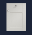 Shaker Kitchen Door - Chantilly Range - Light Grey - Aspin Collins