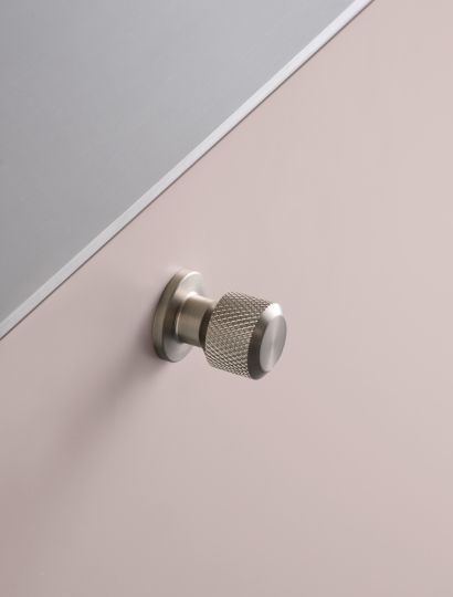 Manor - Knurled T-Bar Handle with Backplate & Round Knob | Aspin Collins 