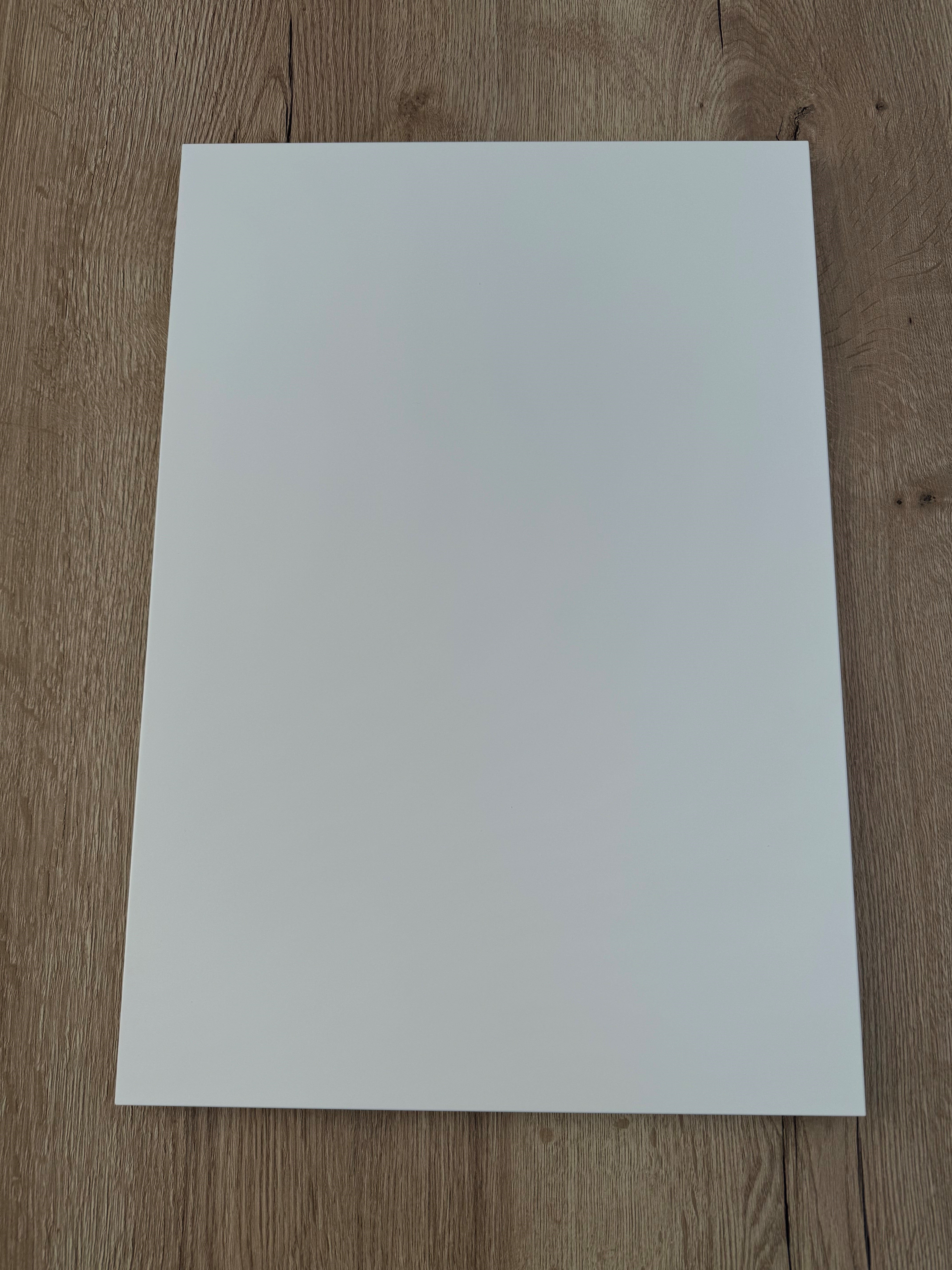 Valencia White Matt Drawer Fronts | Sleek & Contemporary Slab Kitchen Drawers | Aspin Collins