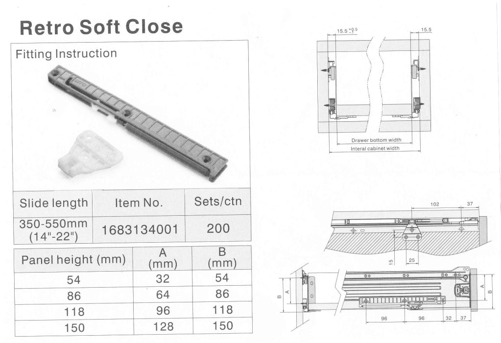 Soft Close Adapter | Smooth & Silent Drawer & Cabinet Closure | Aspin Collins