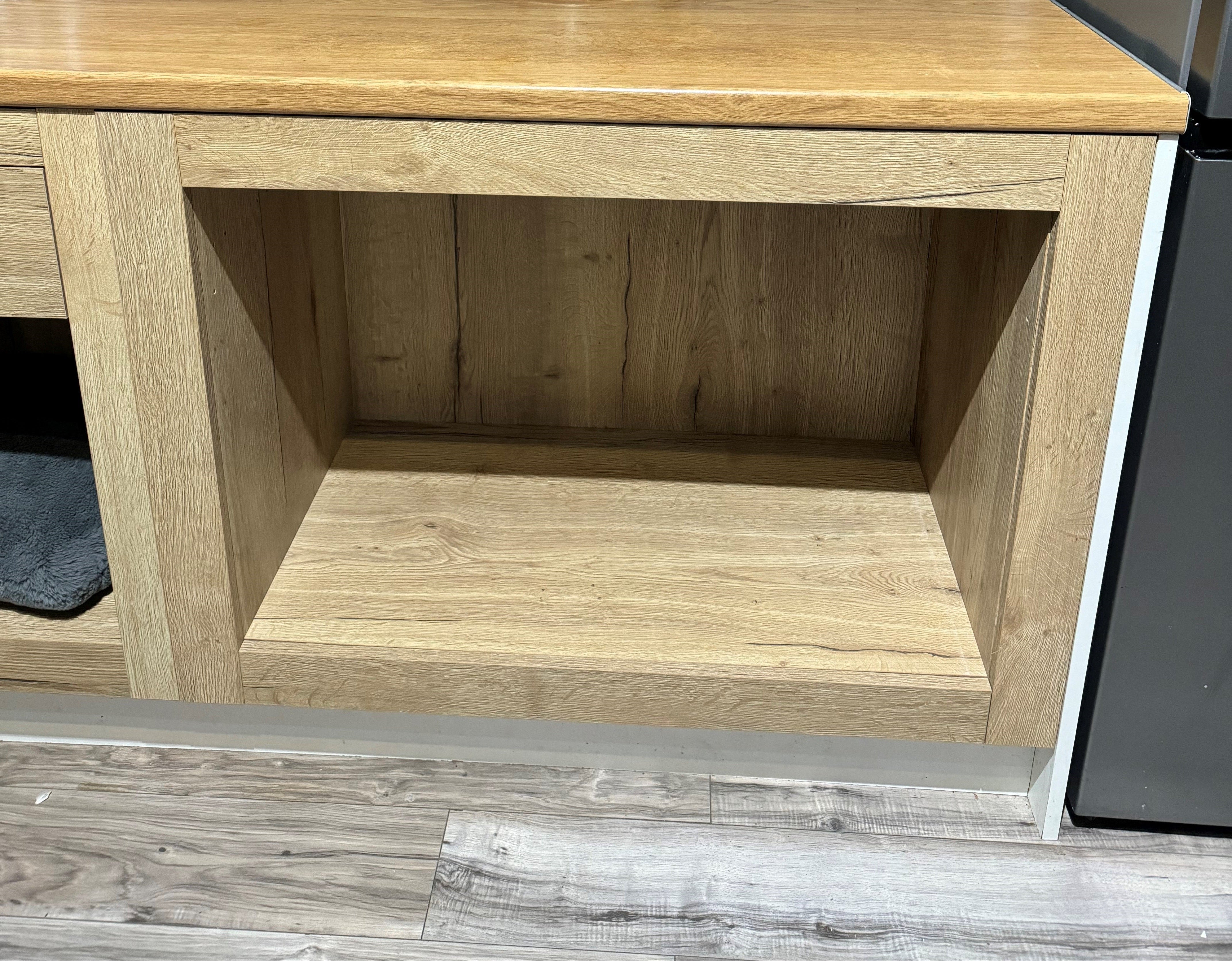 Integrated Kitchen Cabinet Dog Bed | DIY Flat Pack | Bespoke Look for Less | Aspin Collins