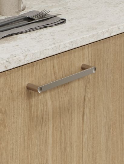 Punto - Sleek Concave Handle & Knob Set | Matt Black or Matt Nickel | Aspin Collins