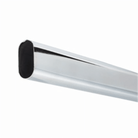 Wardrobe Hanging Rail - 1m Oval 30x15mm Clothes Rail | Chrome | Aspin Collins
