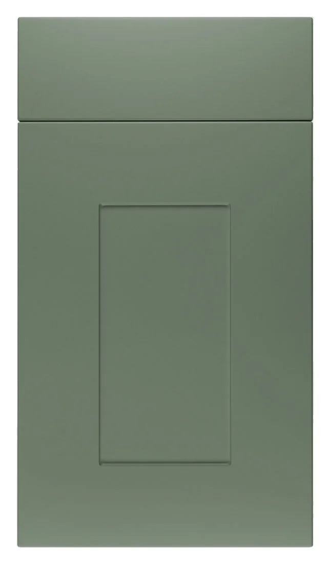 Reed Green | Bold Frame Matt Shaker Kitchen Doors | Aspin Collins