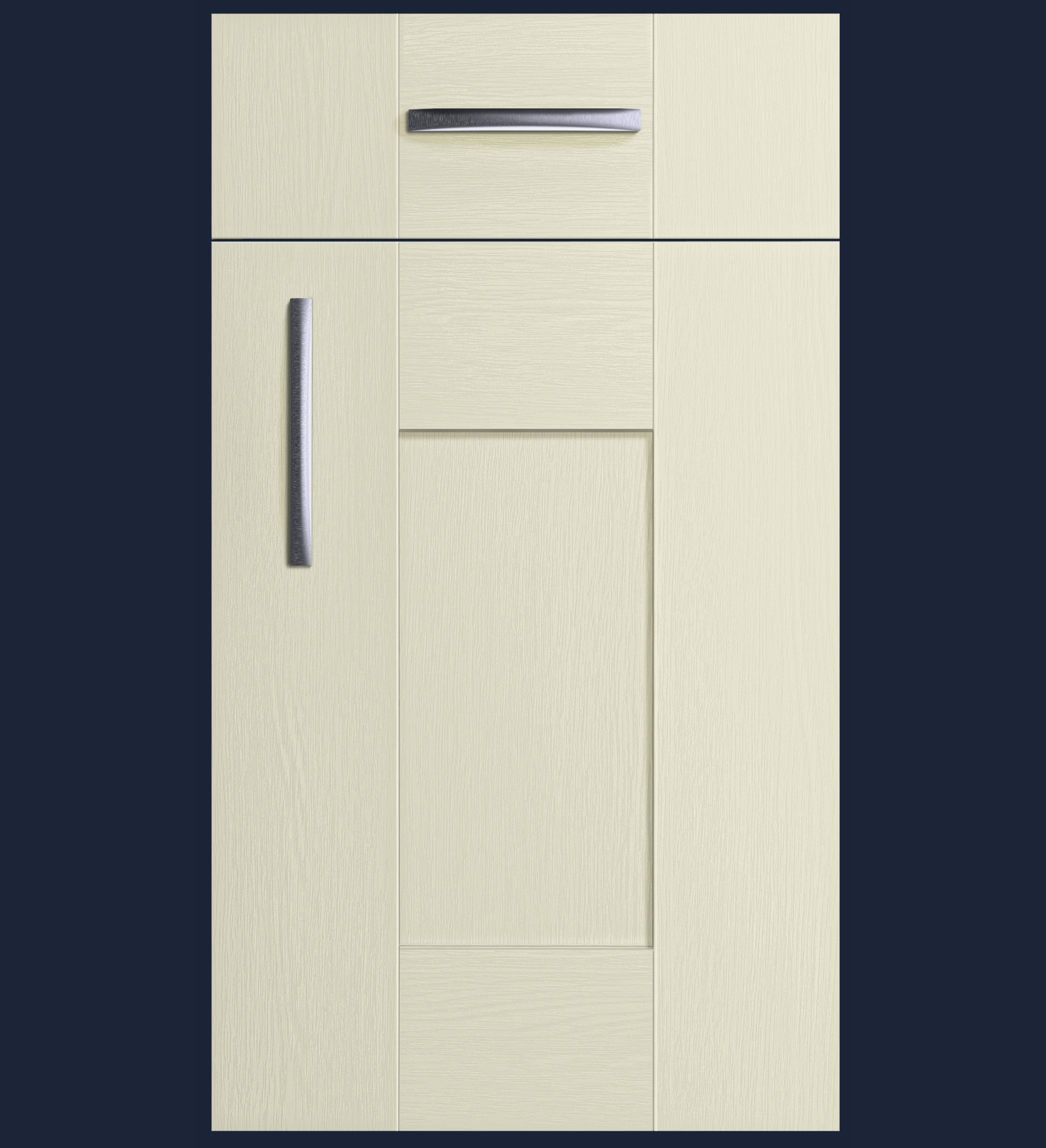 Woodgrain Shaker Drawer Fronts | Sage Green | Aspin Collins