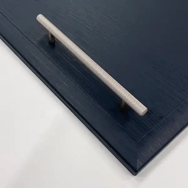 Millthorpe Knurled T-Bar Handle | Brushed Nickel | Aspin Collins