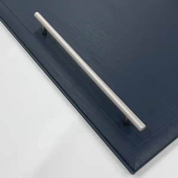 Millthorpe Knurled T-Bar Handle | Brushed Nickel | Aspin Collins