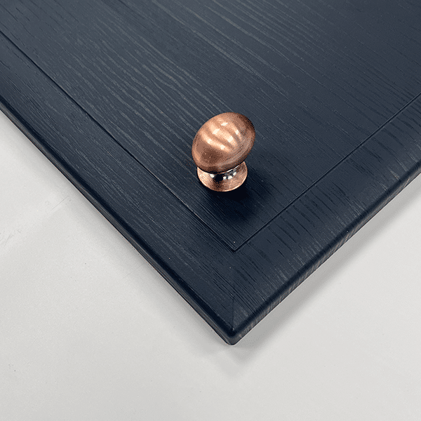 Brushed Knob Handle – Fairmont | Brushed Nickel / American Black Copper | Aspin Collins