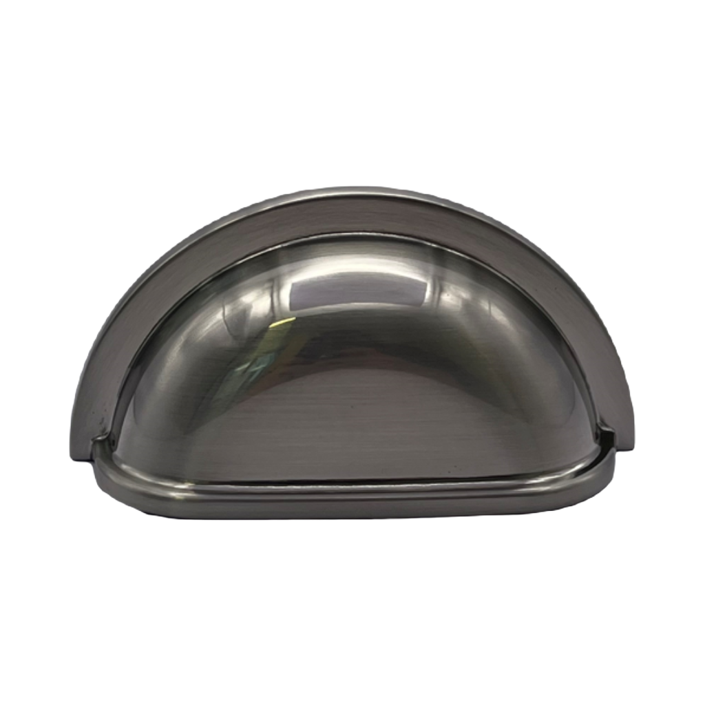 Dome Cup Handle – Fairmont | Vintage Brass Cupboard Pull | Aspin Collins