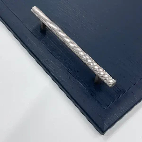 Millthorpe Knurled T-Bar Handle | Brushed Nickel | Aspin Collins