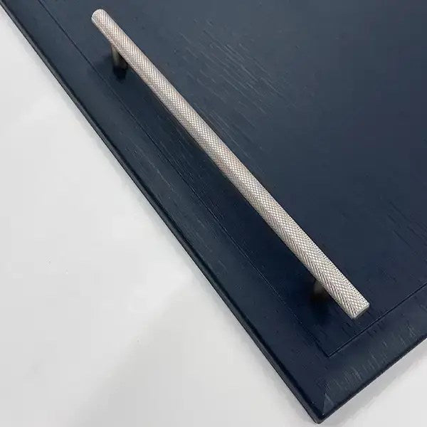 Millthorpe Knurled T-Bar Handle | Brushed Nickel | Aspin Collins