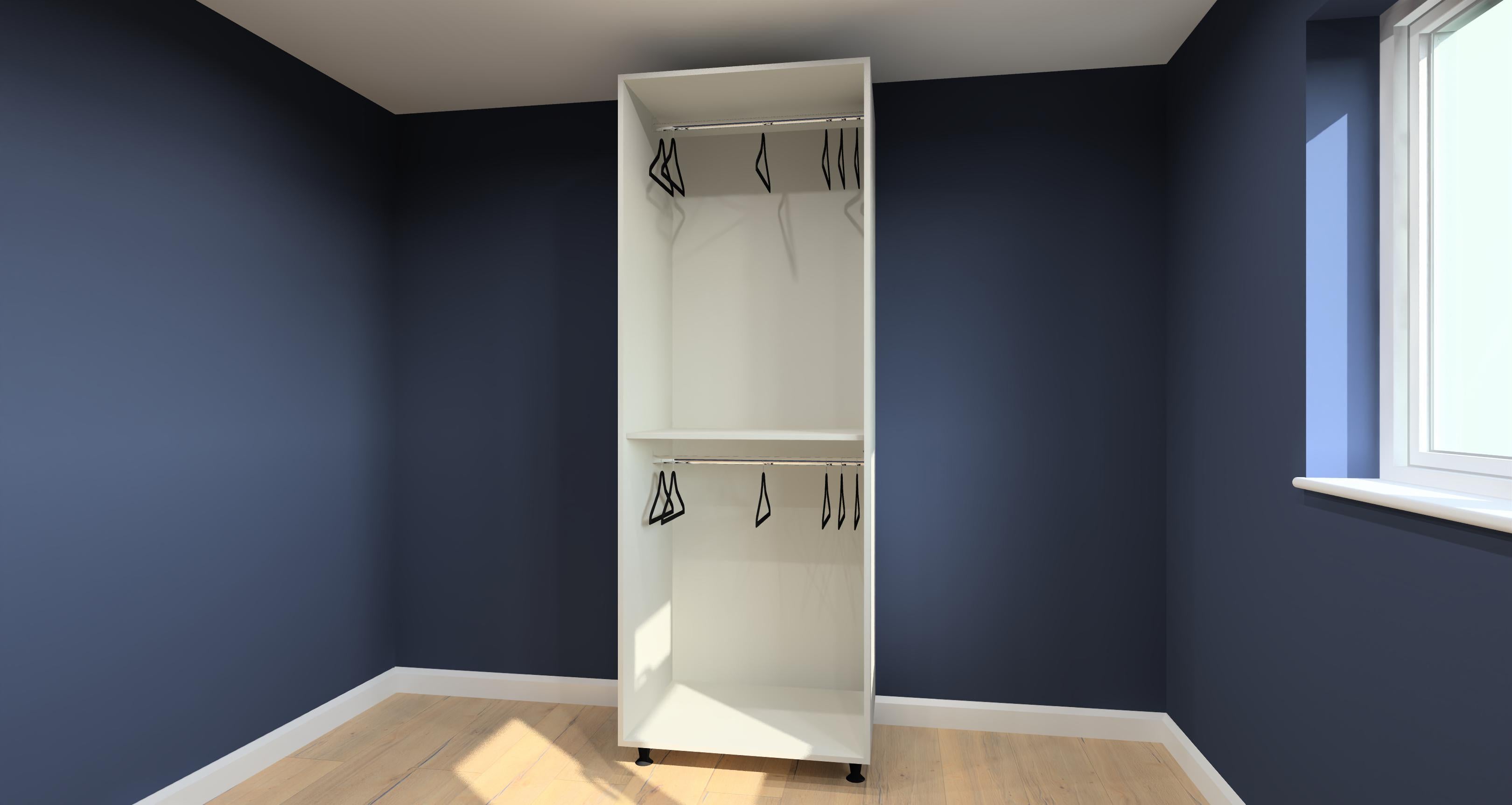 Double Wardrobe + Double Hanging - Aspin Collins