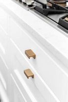 Station - Finger Pull Grip Handle & Knob | Brass, Black, Inox | Aspin Collins