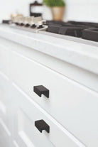 Station - Finger Pull Grip Handle & Knob | Brass, Black, Inox | Aspin Collins