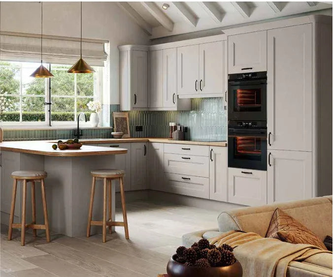 Taupe | Traditional Painted Shaker Kitchen Doors | Aspin Collins