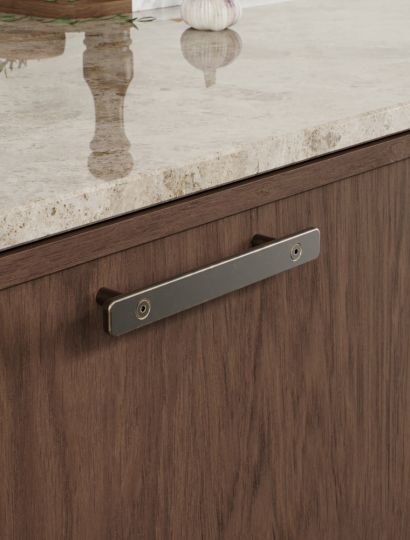 Tool - Industrial Bolt Detail Handle | Antique Brown or Inox Look | Aspin Collins